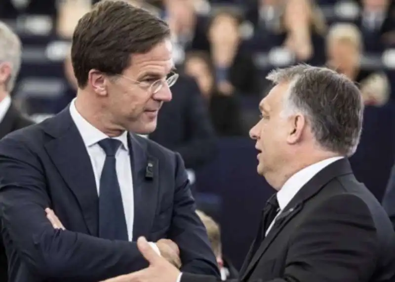 MARK RUTTE VIKTOR ORBAN 