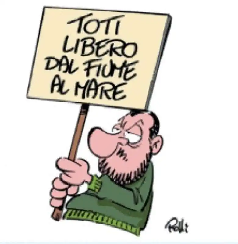 MATTEO SALVINI E GIOVANNI TOTI -  VIGNETTA BY ROLLI - IL GIORNALONE - LA STAMPA