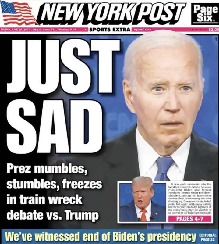 NEW YORK POST - JUST SAD 