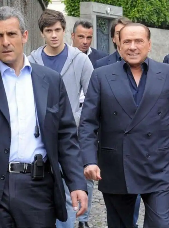 Nino Battaglia e Silvio Berlusconi