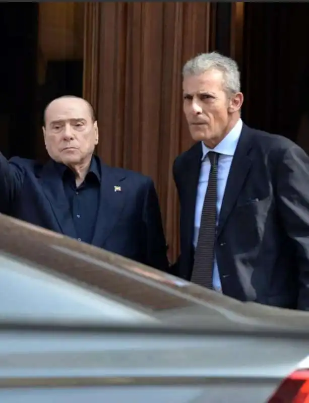 Nino Battaglia e Silvio Berlusconi