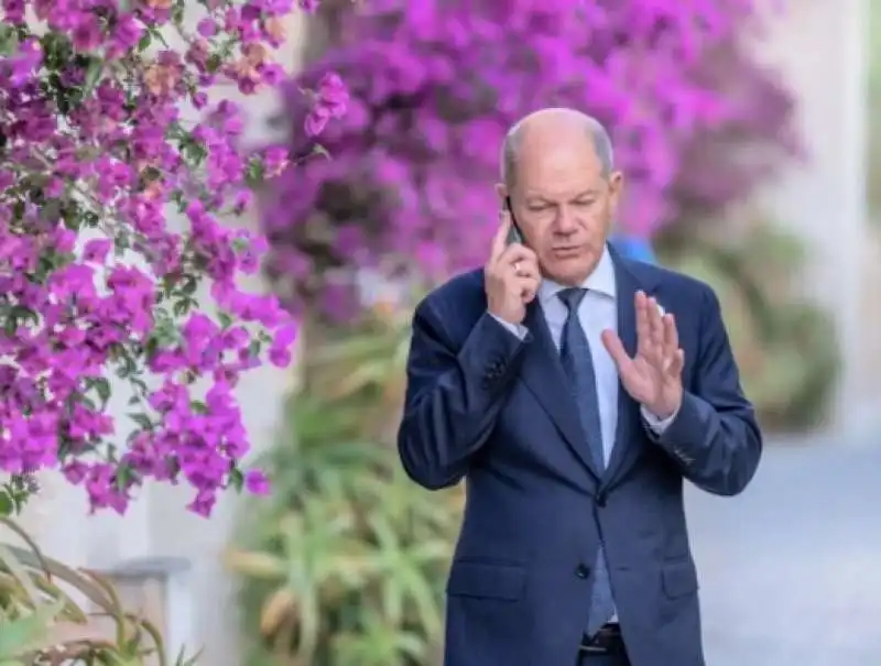 OLAF SCHOLZ AL G7 DI BORGO EGNAZIA