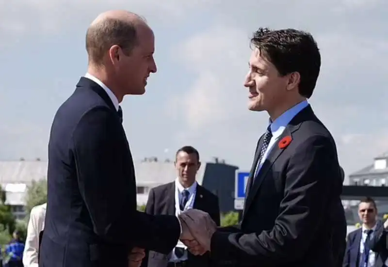 principe william e justin trudeau    80 anni dello sbarco in normandia   ver sur mer 