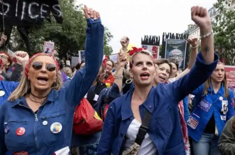 proteste contro l estrema destra in francia   6