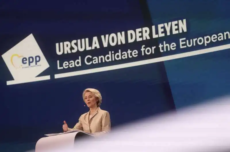 URSULA VON DER LEYEN DOPO LE ELEZIONI EUROPEE  