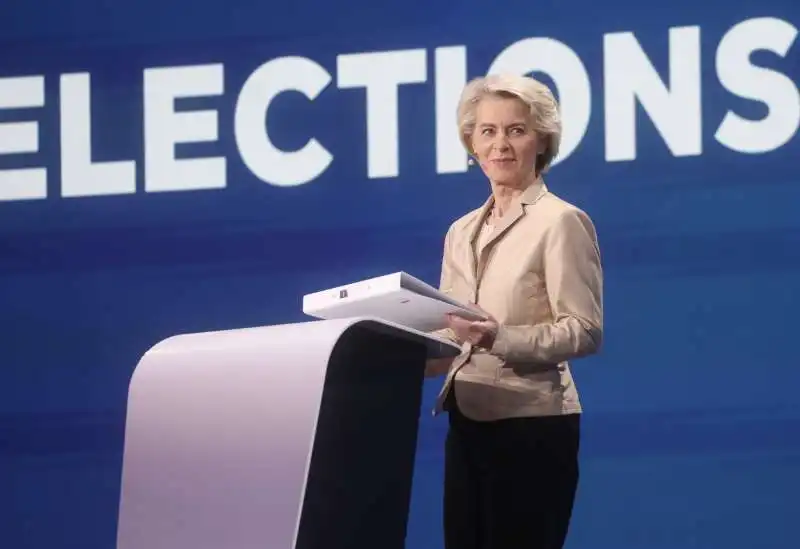 URSULA VON DER LEYEN DOPO LE ELEZIONI EUROPEE 