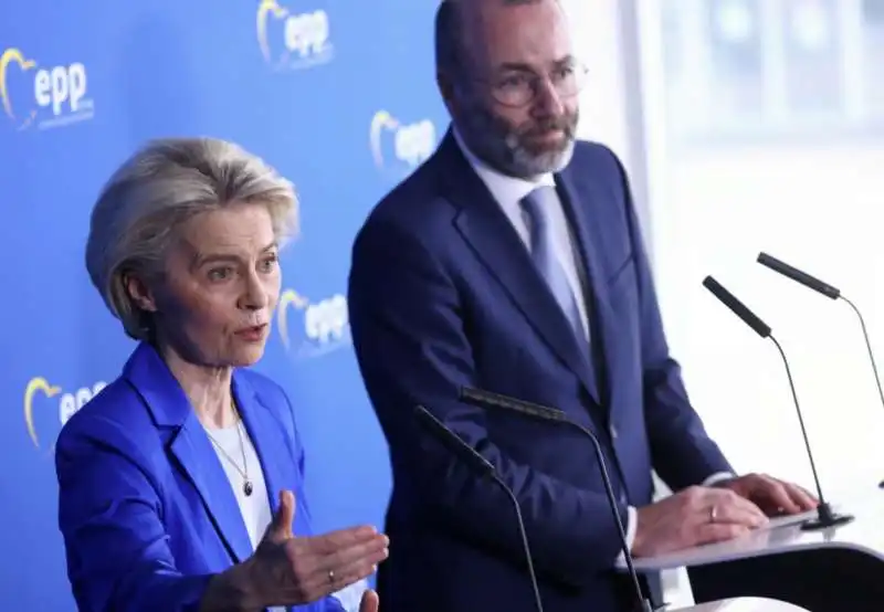 ursula von der leyen   manfred weber 