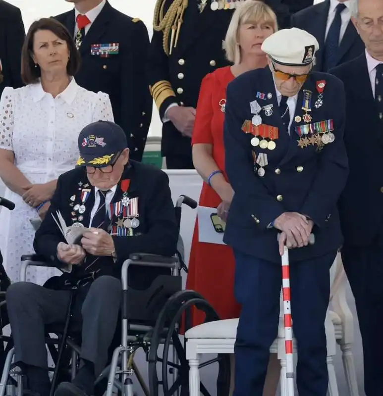     veterani dello sbarco in normandia   80 anni del d day   ver sur mer   2