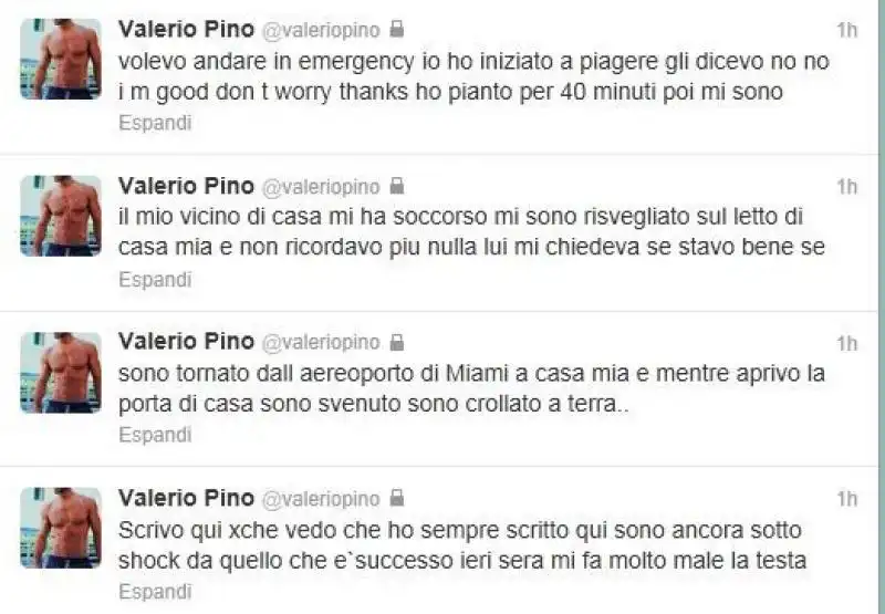 valerio pino twitter ho perso la memoria jpeg