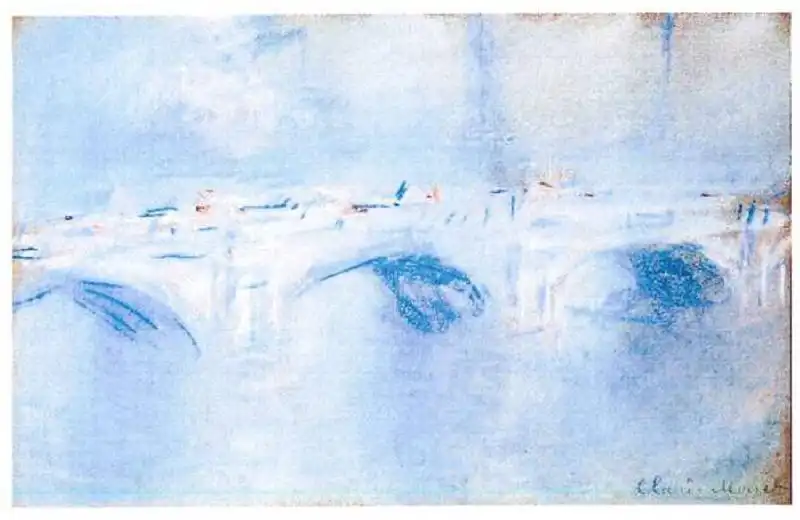 Waterloo Bridge di Claude Monet 