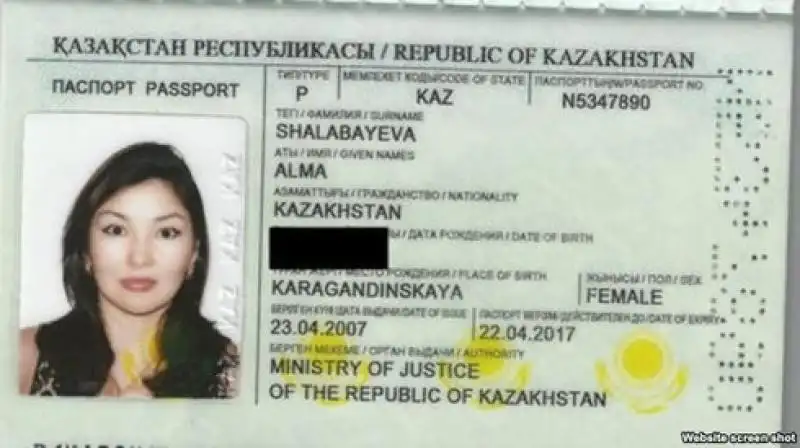 ALMA SHALABAYEVA KAZAKHSTAN ABLYAZOV 