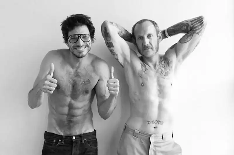 andres velencoso e terry FOTO BY TERRY RICHARDSON 