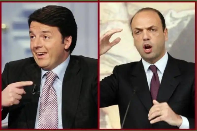 ANGELINO ALFANO MATTEO RENZI