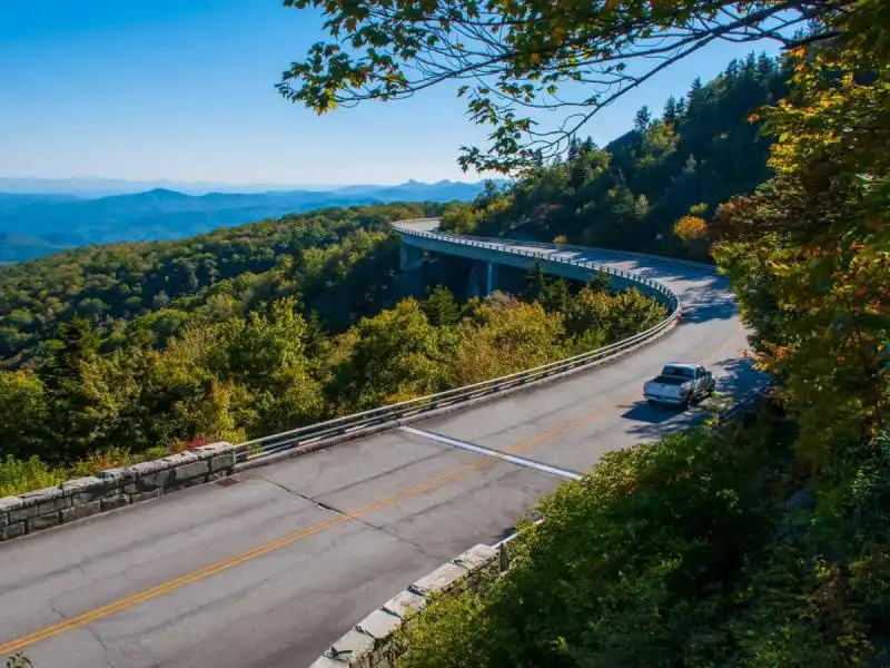 BLUE RIDGE PARKWAY NORTH CAROLINA E VIRGINIA 