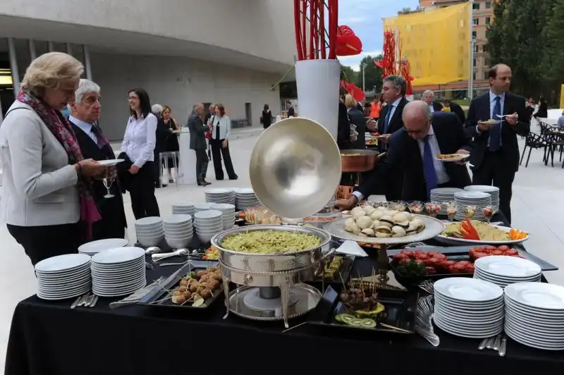 Buffet per gli ospiti 