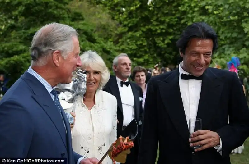 carlo e camilla con imran khan 