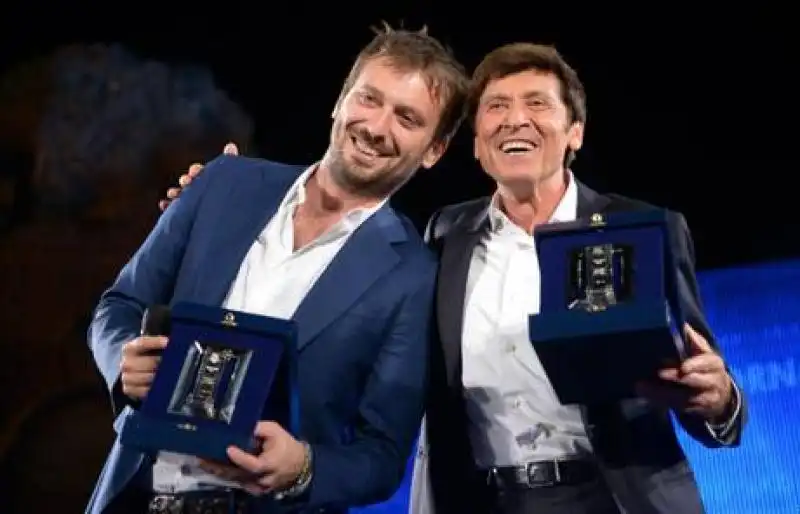 CESARE CREMONINI GIANNI MORANDI FOTO ANSA 