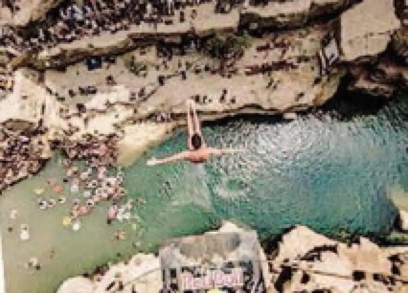 cliff diving 