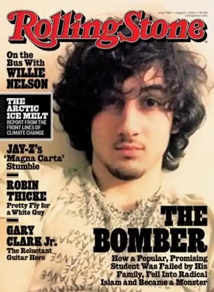 LA COPERTINA DI ROLLING STONE DEDICATA ALLATTENTATORE DI BOSTON 