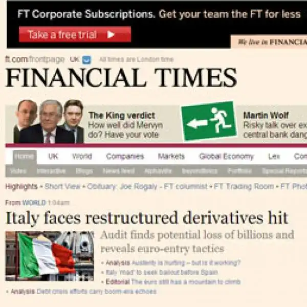 ft derivati scandalo x 