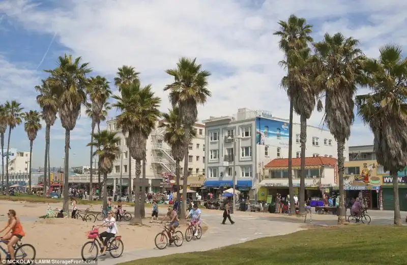 EFFETTO INNALZAMENTO DEL LIVELLO DEL MARE VENICE BEACH CALIFORNIA PRIMA 