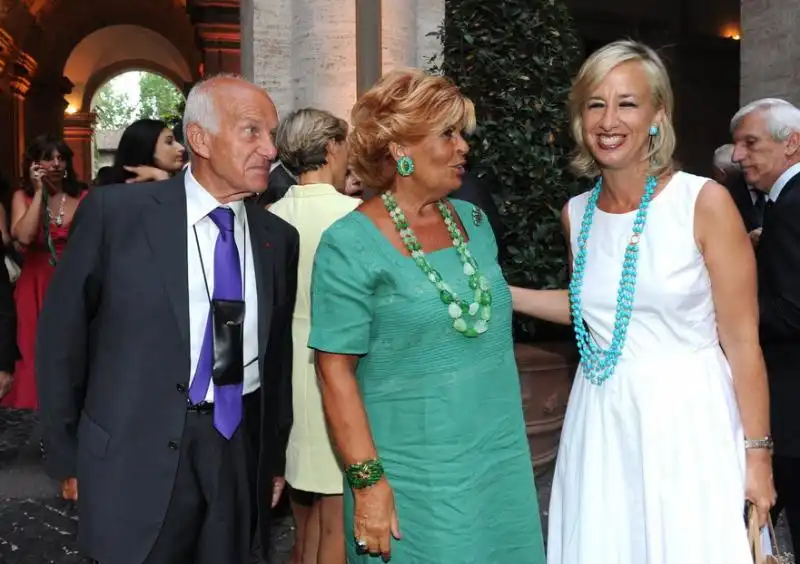 Fausto e Lella Bertinotti con Alessandra Necci 