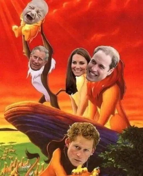 FOTOMONTAGGI ROYAL BABY 