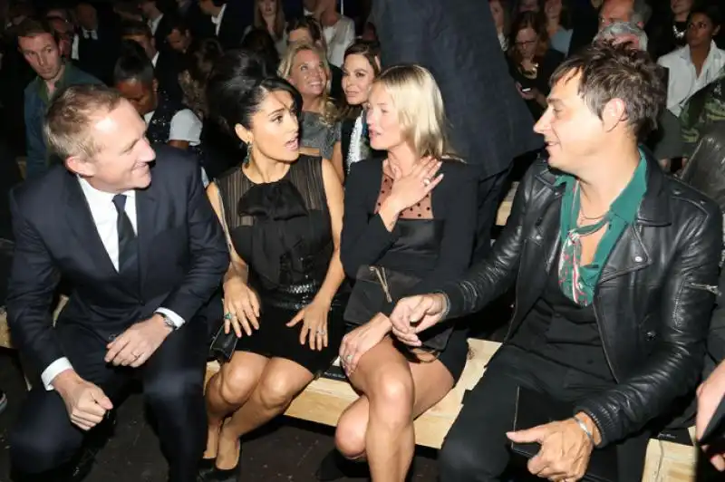 francois pinault salma hayek kate moss jamie hince fashion week paris 