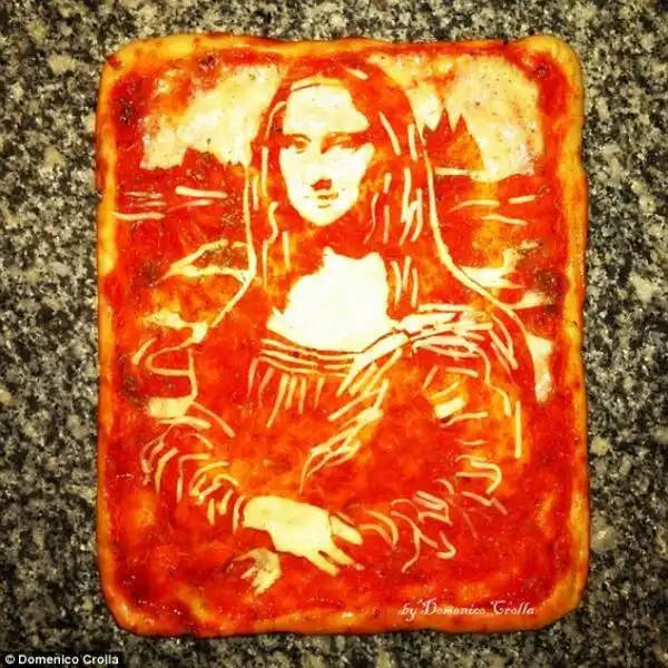 LA GIOCONDA SULLA PIZZA 