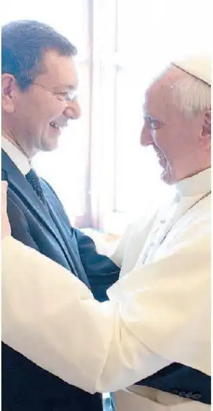 IGNAZIO MARINO E PAPA BERGOGLIO 