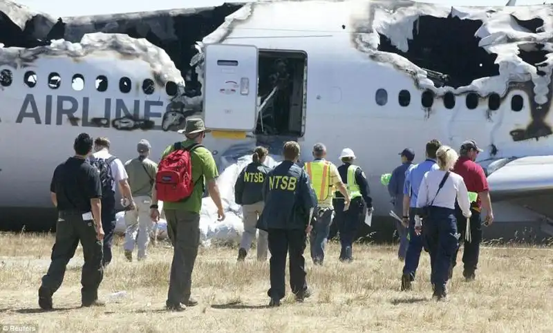 INCIDENTE AEREO SAN FRANCISCO 