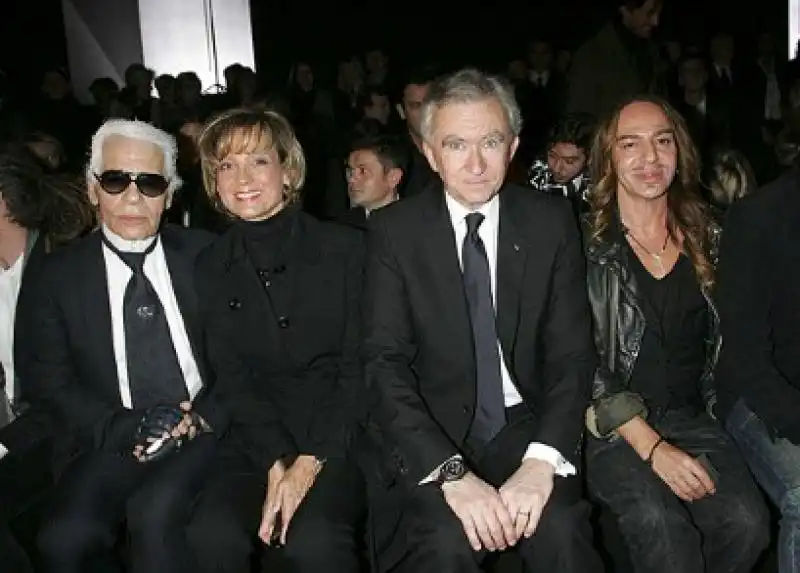 lagerfeld arnault galliano 