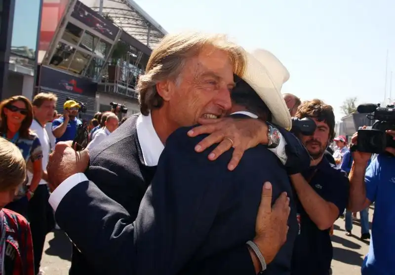 LUCA CORDERO DI MONTEZEMOLO ED EMILIO BOTIN FOTO LAPRESSE 