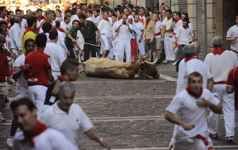 Pamplona San Fermin Festival FOTO LAPRESSE 