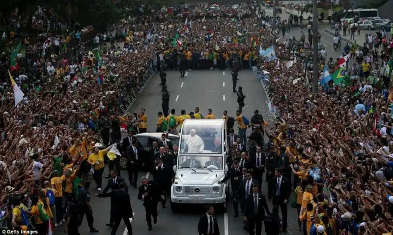 PAPA BERGOGLIO A RIO DE JANEIRO 