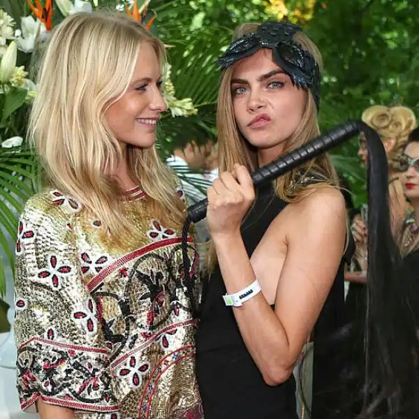 Poppy Cara Delevingne Frock up London Animal Ball 