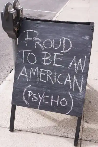 PROUD TO BE AN AMERICAN PSYCHO FOTO BY TERRY RICHARDSON 