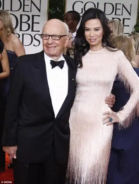 RUPERT MURDOCH E WENDI DENG 