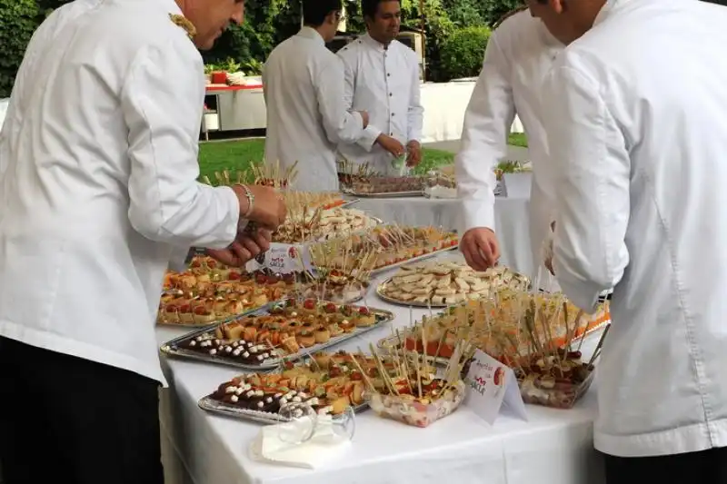 Spuntino per gli ospiti 