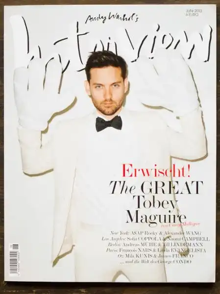 Tobey Maguire FOTO BY TERRY RICHARDSON 