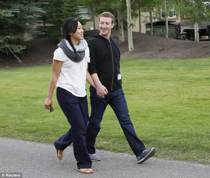 SUN VALLEY CONFERENCE MARK ZUCKERBERG E PRISCILLA CHAN 