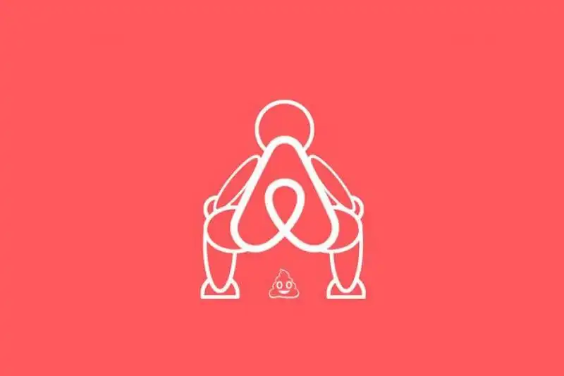 airbnb le prese in giro  del nuovo logo