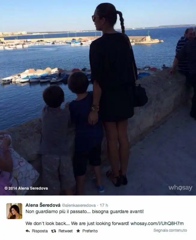 ALENA SEREDOVA TWITTA IL SUO ADDIO A GIGI BUFFON