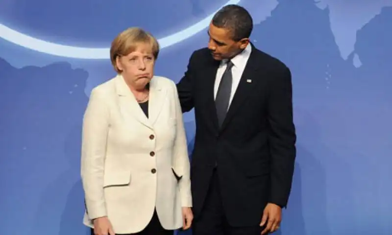 angela merkel e barack obama