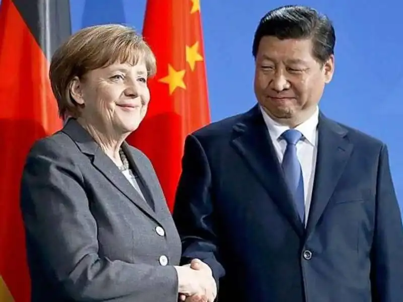 angela merkel xi jinping 