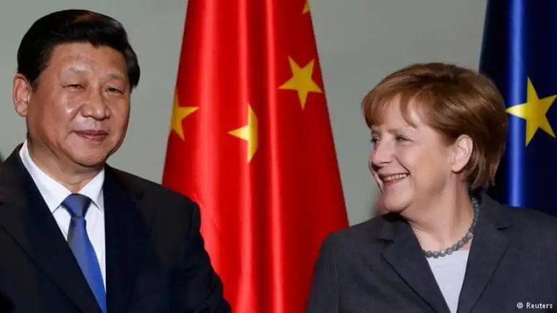 angela merkel xi jinping