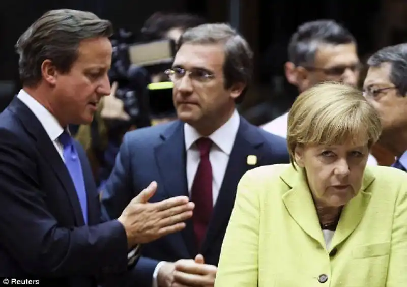 cameron e angela merkel