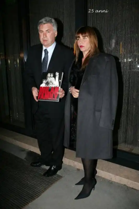 Carlo Ancelotti e Luisa Gibellini 