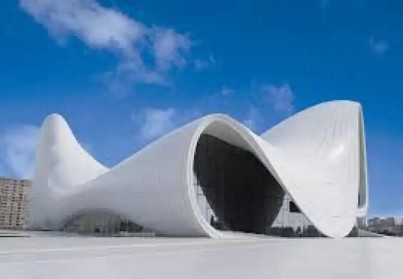 centro culturale Heydar Aliyev a Baku, Azerbaijan.