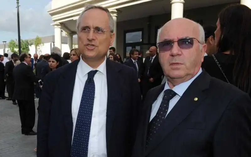 claudio lotito e carlo tavecchio